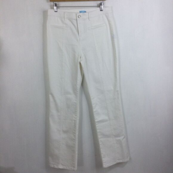J.Mclaughlin Womens Emmie High Rise Denim Jeans White Size 10 NWT $178 - Picture 7 of 7